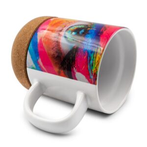 Keramikbecher mit Korkelement für Ihr Marketing
